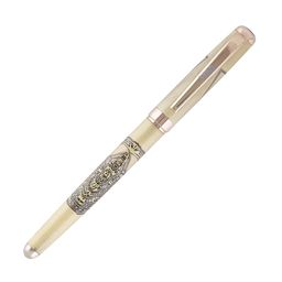 VEA Beige & Black Tirupati Balaji Long Jotter Gift Ballpoint Pen-image-31