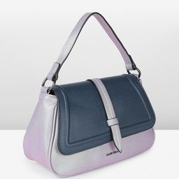 Allen Solly Colourblocked Structured Handheld Bag image 5