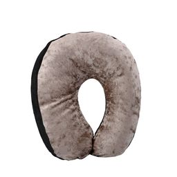 Kuber Industries Black & Grey U Shaped Memory Foam Travel Neck Pillow image 2