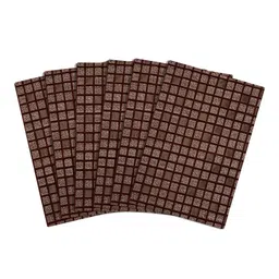 Saral Home Set Of 6 Brown Printed Table Placemats & 1 Runner image 4