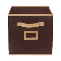 Kuber Industries Set Of 3 Brown Foldable Storage Replacement Drawers With Handles image 5