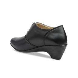 VALIOSAA Black Solid Block Mules image 4
