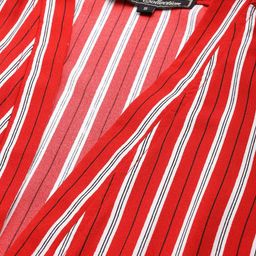 Rue Collection Striped Open Front Longline Shrug image 2
