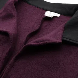 Qurvii+ Plus Size Front-Open Longline Fleece Trench Coat image 2