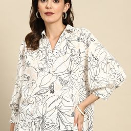 all about you Floral Print Shirt Style Top-picture-47