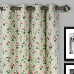 Dekor World Multicoloured Set of 2 Window Curtain image 2