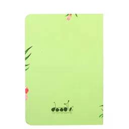 Doodle Green & Pink Initial T Monogram Printed Soft Bound Notebook image 5