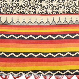 Dupatta Bazaar Black & White Printed Dupatta image 3