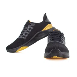 Sparx Men Black Mesh Running Non-Marking Shoes image 3