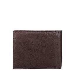 Leather Zentrum Men Brown & Red Textured Two Fold Wallet image 5