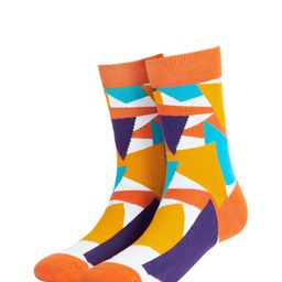 Dynamocks Multicoloured Printed Calf-Length Socks image 3