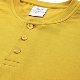 Flying Machine Men Henley Neck T-shirt image 3