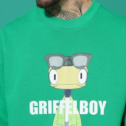GRIFFEL Men Graphic Printed Sweatshirt image 2