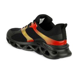 OFF LIMITS Men Black & Red Mesh Running Shoes image 5