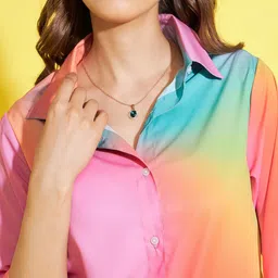 StyleStone Abstract Printed Shirt With Trousers image 3