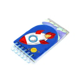 Smily Kiddos Kids Blue & White Fancy Rocket Printed Notebook image 3