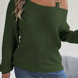 HERE&NOW Women Cable Knit Pullover-picture-27