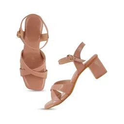 Rubeezz Block Sandals with Buckles image 2