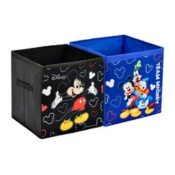 Kuber Industries Set Of 2 Disney Printed Foldable Storage Boxes With Handles image 5