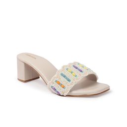Anouk Colourblocked PU Block Sandals image 4