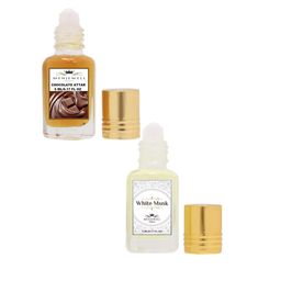 Menjewell Unisex Pack of 2 White Musk Attar & Chocolate Attar - 5 ml Each image 5