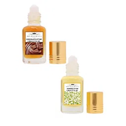 Menjewell Unisex Pack of 2 Jasmine Attar & Chocolate Attar - 5 ml Each image 5