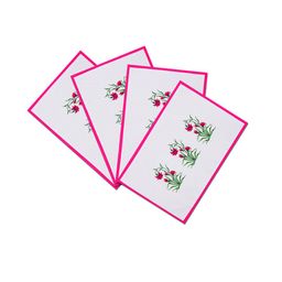SEJ by Nisha Gupta Set of 4 Multicoloured Printed Table Placemats image 4