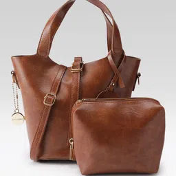 Mast & Harbour Bucket Handheld Bag with Pouch image 4