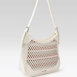 Van Heusen Self Design Checked Shoulder Bag image 5