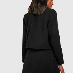 Boohoo Textured Button Detailed Mini Skirt image 3