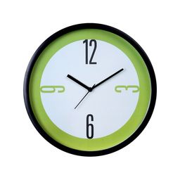 Bodh Design Green & White Printed Contemporary Wall Clock-image-16