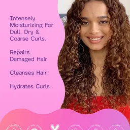 ARATA Advanced Curl Care Shampoo for Soft & Luscious Curls - 300 ml image 4
