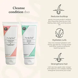 Fix My Curls Set Of 2  Cleansing Shampoo & Hydrating Deep Conditioner - 50ml Each image 2