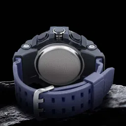 CARLINGTON Men Endurance  Printed Dial Analogue and Digital Multi Function Watch 9103 Blue image 5