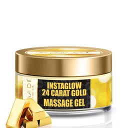 Vaadi Herbals Unisex 24 Carat Gold Dust & Grape Seed Extract Gold Massage Gel image 2
