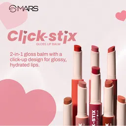 MARS Click Stix Hydrating Gloss Lip Balm 2g - Tango Twist 08 image 4