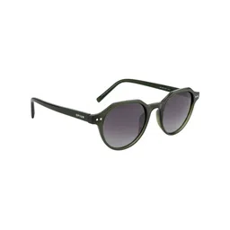 OPIUM Unisex Grey Lens & Green Oval Sunglasses with UV Protected Lens OP-1892-C06-7
