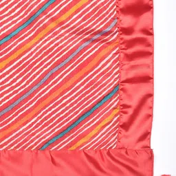 Dupatta Bazaar Red & White Leheriya Dupatta image 2