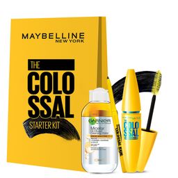 Maybelline New York Set of Colossal Mascara-Kajal & Garnier Micellar Oil-Cleansing Water-20