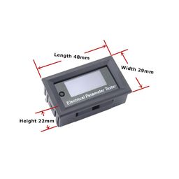 100V 20A OLED Digital Tester Amp Volt Power meter Time Capacity Energy Temp image 5