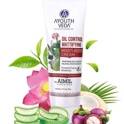 AYOUTHVEDA Set of 2 Oil Control Mattifying Moisturizer Cream - 60 g Each image 4