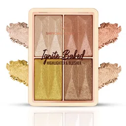 SHRYOAN Ignite Baked Multi Shimmer Long-Wearing Blusher & Highlighter Palette - Shade 03-image-20