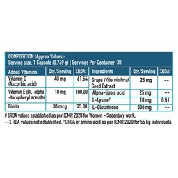 HK VITALS Glutathione With Vitamin C & E For Clear Skin image 4