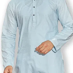 Authentics Men Embroidered Flared Sleeves Thread Work Kurta image 4