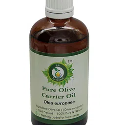 R V Essential Set Of 2 Pure Olive Carrier Oil - 100 ml Each image 3