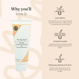 Fix My Curls Everyday Moisturizing Shampoo with Mango & Shea Butter - 100 ml image 3