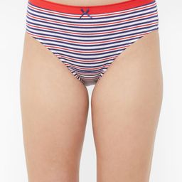 Soie Pack of 6 Assorted High Rise Full Coverage Cotton Stretch Hipsters image 2