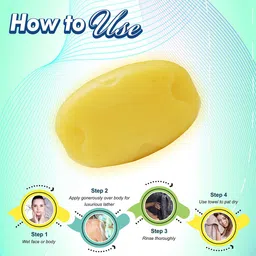 Jagdamba Herbal Set Of 12 Kesar Soap For Radiant & Smooth Skin image 2