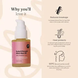 Fix My Curls Scalp & Strands Elixir Hair Oil with Grape Seed Oil - 30ml image 4