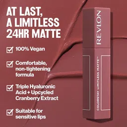 Revlon Color Stay Limitless Matte Lipstick-5ml-Poster Child image 3